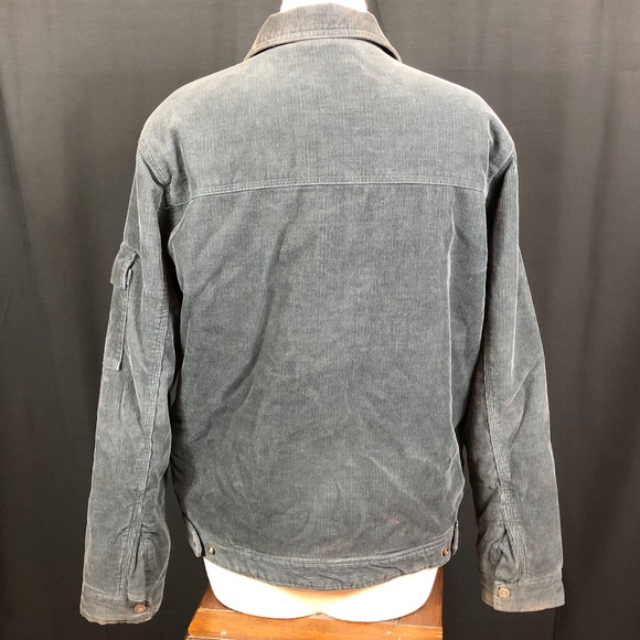 Quiksilver Corduroy Bomber Jacket Grey i308 - Picture 7 of 8